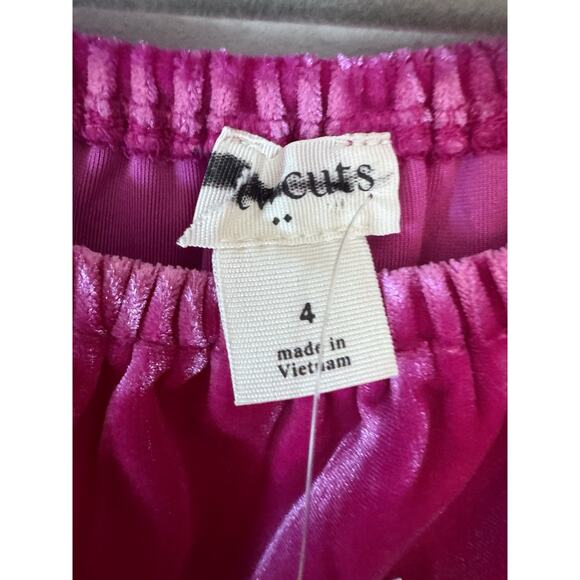 J. Crew Crewcuts Girl's Size 4 Velvet Jumpsuit Romper Pantsuit In Berry $80 NWT - Picture 8 of 13